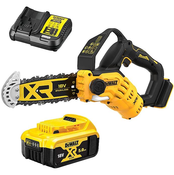 Paras Akkuoksasaha 2026: Vertailu & Osto-opas 7 DeWALT DCMPS520P1 akkuoksasaha 18V XR 1x5.0Ah akku+latauslaite