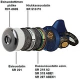 Puolinaamari Sundstr&ouml;m SR 900, koko M | H01-3112