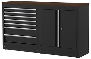 Boxo Kalustekokonaisuus 1722mm hopeiset kahvat