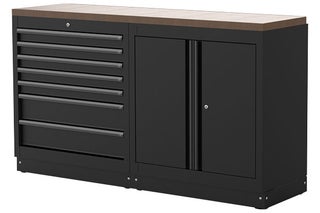 Boxo Kalustekokonaisuus 1722 mm mustat kahvat