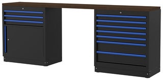 Boxo Kalustekokonaisuus 2588mm siniset kahvat