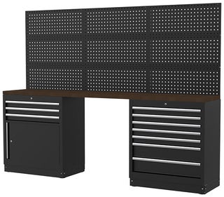 Boxo kalustekokonaisuus 2588mm hopeiset kahvat