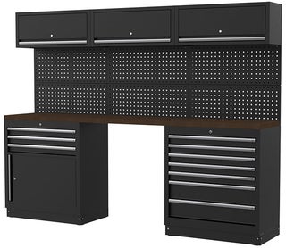 Boxo Kalustekokonaisuus 2588 mm hopeat kahvat