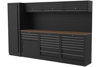 Boxo Kalustekokonaisuus 3190mm mustat kahvat