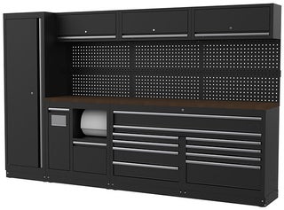 Boxo kalustekokonaisuus 3190mm hopeiset kahvat