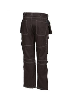 Cotton riipputaskuhousut puuvillaa musta Priha 4075