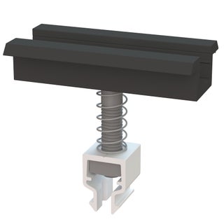 Railock Clickfix musta keskikiinnike aurinkopaneeleille, joiden kehyskorkeus 35mm | 103207292