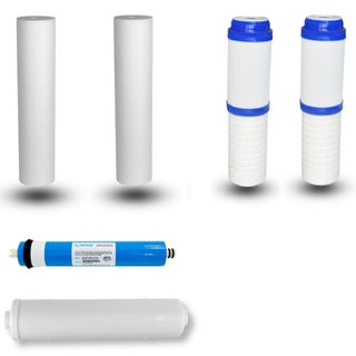 Adwasys 4-vaiheisten k&auml;&auml;nteisosmoosi vedenpuhdistuslaitteiden vaihtosuodatinsarja RO280 ja RO190 laitteistoille | 103526096