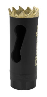 Diesella Reik&auml;poranter&auml; &Oslash;19 mm HSS Bi-Metal M42, 8 % kobolttia (MUSTA, kullatut hampaat)