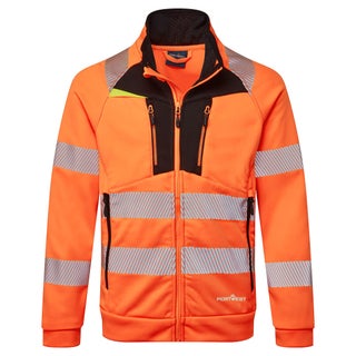 Portwest DX4 Hi-Vis huppari Oranssi/Musta DX477OBR
