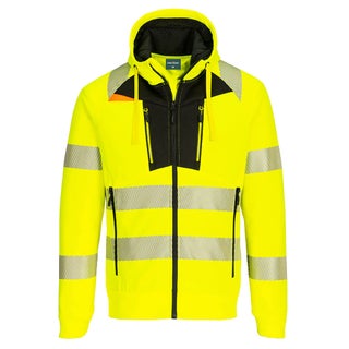 Portwest DX4 Hi-Vis huppari Keltainen/Musta DX484YBR