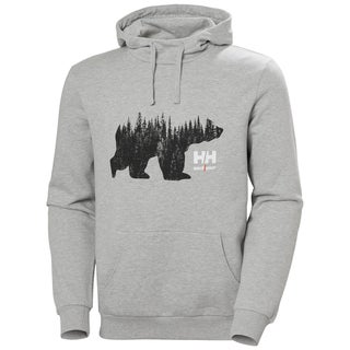 Helly Hansen huppari XL hhww graphic harmaa