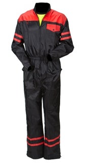 Kevyt suojahaalari musta/puna Priha 4016