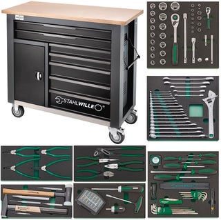 Ty&ouml;kaluvaunu Stahlwille WB 621/161QR ty&ouml;kaluilla 161-os | 98830194