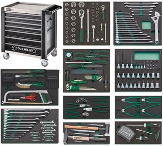 Ty&ouml;kaluvaunu Stahlwille 98/250QR ty&ouml;kaluilla 250-os | 98830234