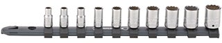 Hylsysarja 1/4" Stahlwille 12-kulm 5-14mm 10-os kiskossa 40D/10-12916 | 96051010