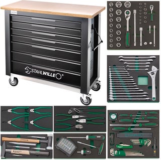 Ty&ouml;kaluvaunu Stahlwille WB 625/161QR ty&ouml;kaluilla 161-os | 98830179