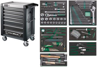 Ty&ouml;kaluvaunu Stahlwille 95/157QR ty&ouml;kaluilla 157-os | 98830192