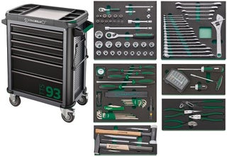 Ty&ouml;kaluvaunu Stahlwille 93/157QR ty&ouml;kaluilla 157-os | 98830178