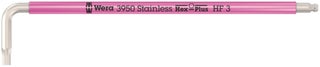Wera 3950 SPKL Multicolour HF L-avain, metrinen, ruostumaton ter&auml;s, pitotoiminnolla 3.0x123 | 05022693001