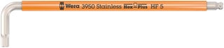 Wera 3950 SPKL Multicolour HF L-avain, metrinen, ruostumaton ter&auml;s, pitotoiminnolla 5.0x154 | 05022695001