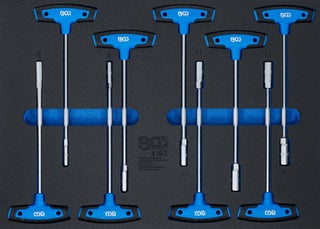 BGS Ty&ouml;kaluvaunun moduuli 3/3: T-kahvallisten hylsyavainten sarja | 9-os. | 4192