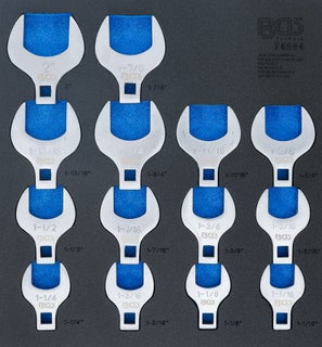 BGS Ty&ouml;kaluvaunun moduuli 2/3: kukonjalka-avainsarja | 12,5 mm (1/2") | tuumakoot | 14-os. | 74564