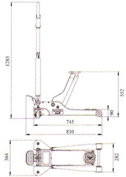 Bahco BH13000 Hallitunkki 3000kg