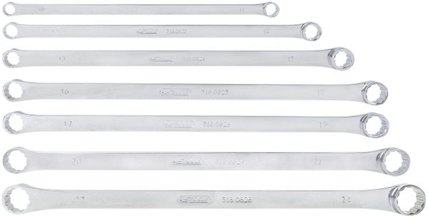 KS Tools CHROMEplus-kaksoislenkkiavainsarja, XL, 7-os | 518.0830