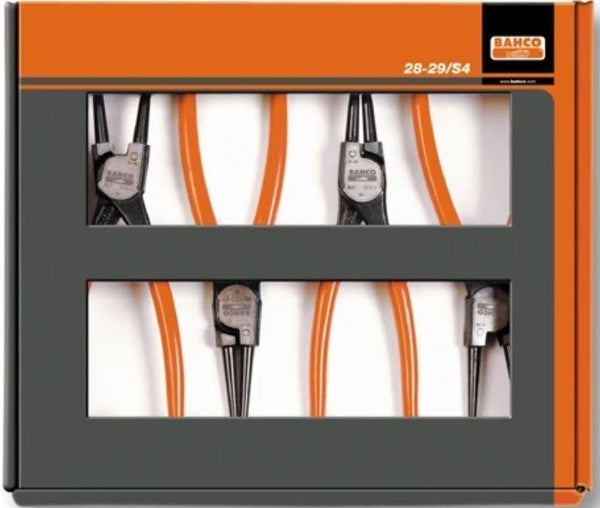 Lukkorengaspihtisarja 19-60mm 4-os Bahco 28-29/S4