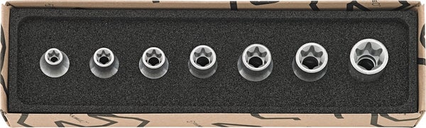 Hylsysarja Torx 3/8" Stahlwille 45TX/7 | 96022702
