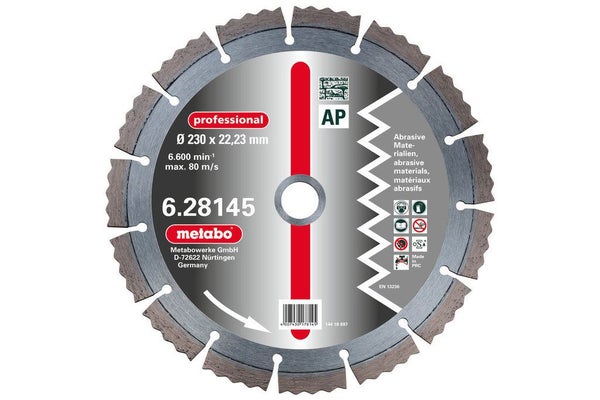 Timanttilaikka 230mm Metabo Professional AP MET628145000